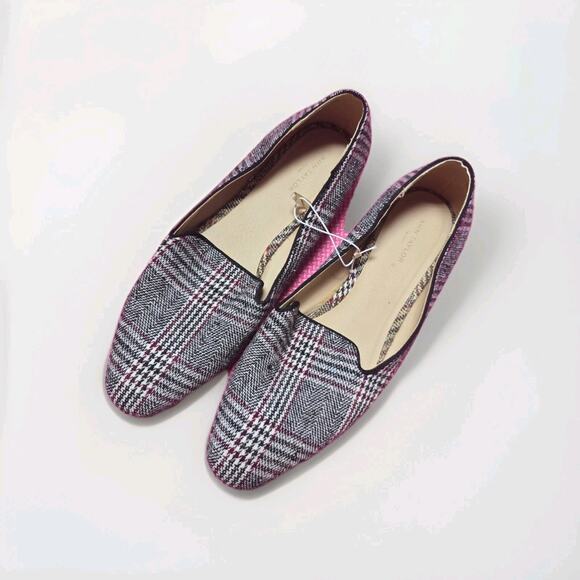 Ann Taylor Shoes - Ann Taylor Heritage Plaid Old Money Ballet Flats Rounded Toe Size 9 M